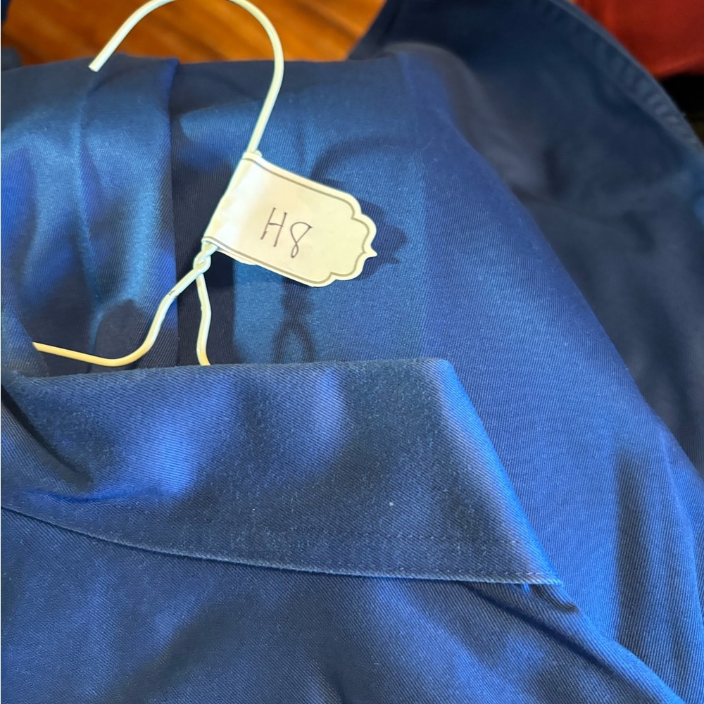 Ariat Solid Blue Button Down Shirt Xxl Western Co… - image 3